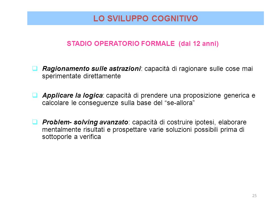 Stadio preoperatorio. ppt video online scaricare